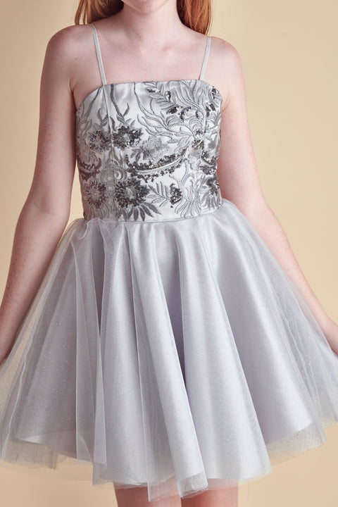 Sequin and Tulle Party Dress