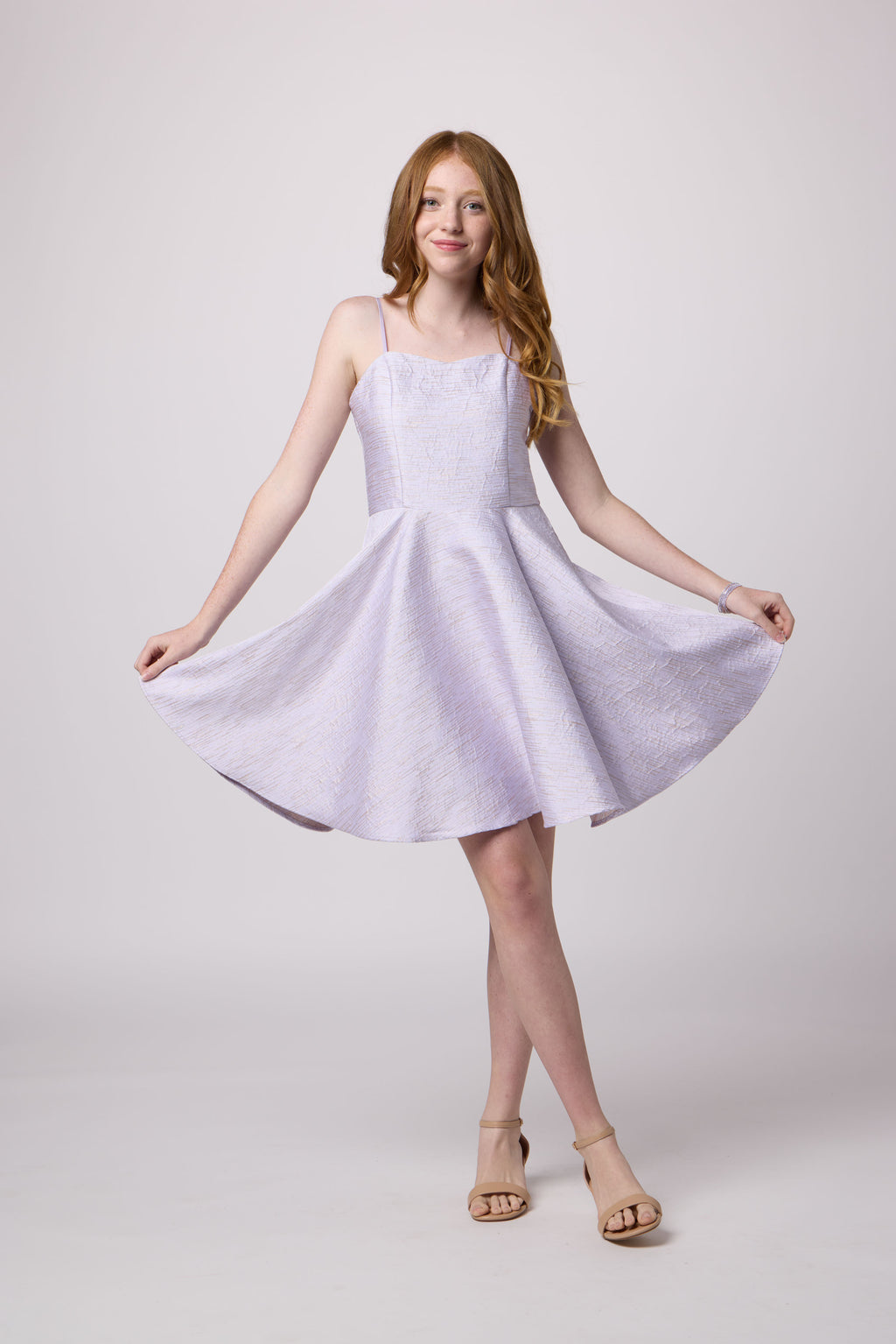 Cami Strap Fit & Flare Party Dress