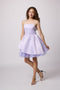 Satin Peek-a-boo Party Dress