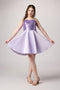 Sequin and Satin Party Dress in Longer Length
