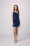 Mini Bow Dress in navy.