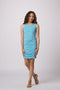 Ruched Fitted Tank Dress in Longer Length.