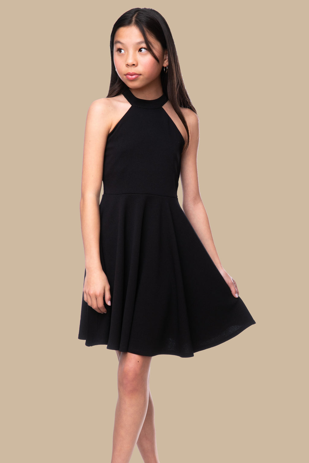 Halter Dress in Black – Udtfashion