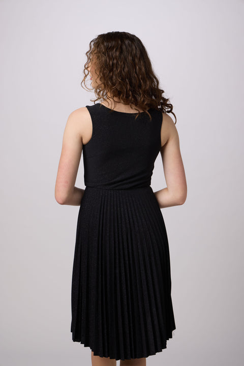 low waist pleated dress Sleeveless Drop Waist Pleated Hem Micro Mini Dress In Grey | EGO US