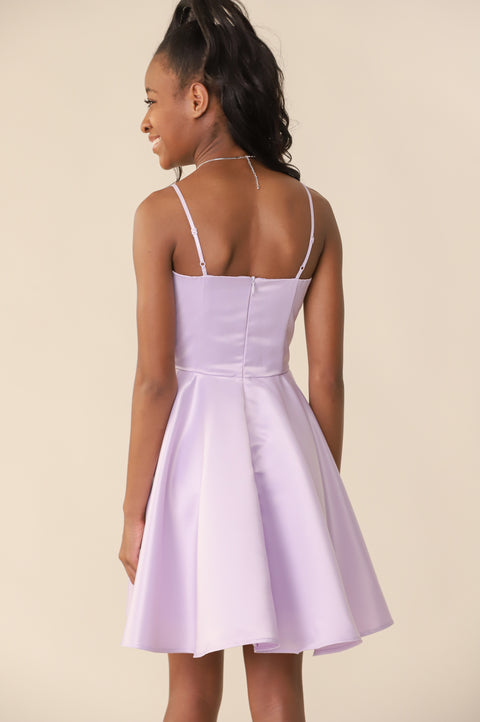 Fit and Flare Party Dress in Longer Length