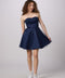 Fit and Flare Sequin Lace Up Dress