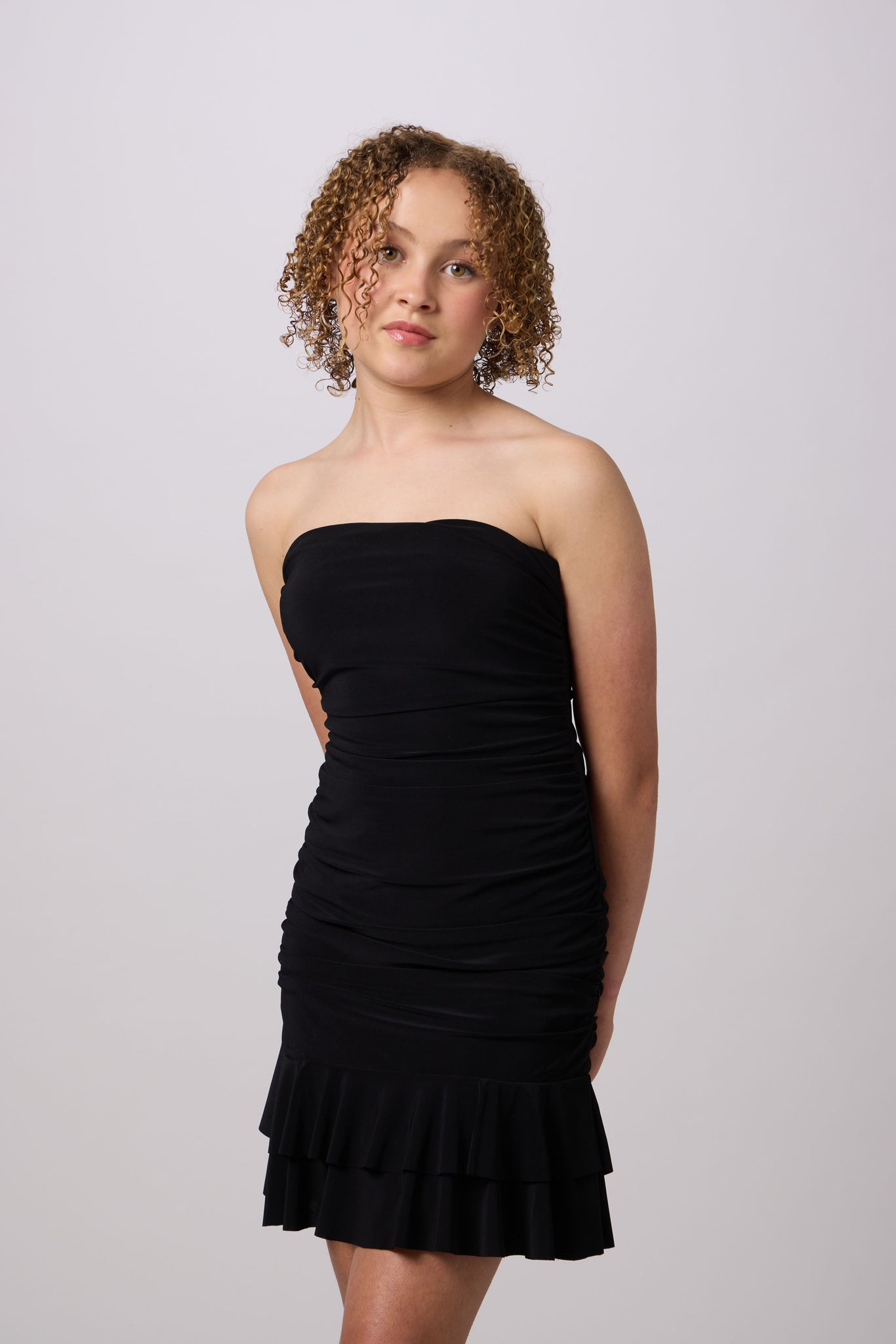 Tiered Tie-Back Dress