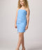 Ruched Sleeveless Dress in Longer Length