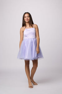 Satin and Tulle Party Dress