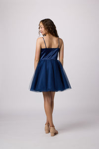 Satin and Tulle Party Dress