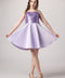Sequin and Satin Party Dress in Longer Length