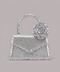 Sequin Mini Bag with Rose