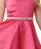 Stretchy Pearl and Gem Belt in fuchsia.