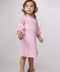 Tiered Sleeve Dress in pink.
