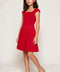 Cap Sleeve Pleated Dress