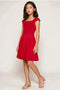 Cap Sleeve Pleated Dress