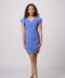 Flutter Sleeve Fitted Dress in Longer Length