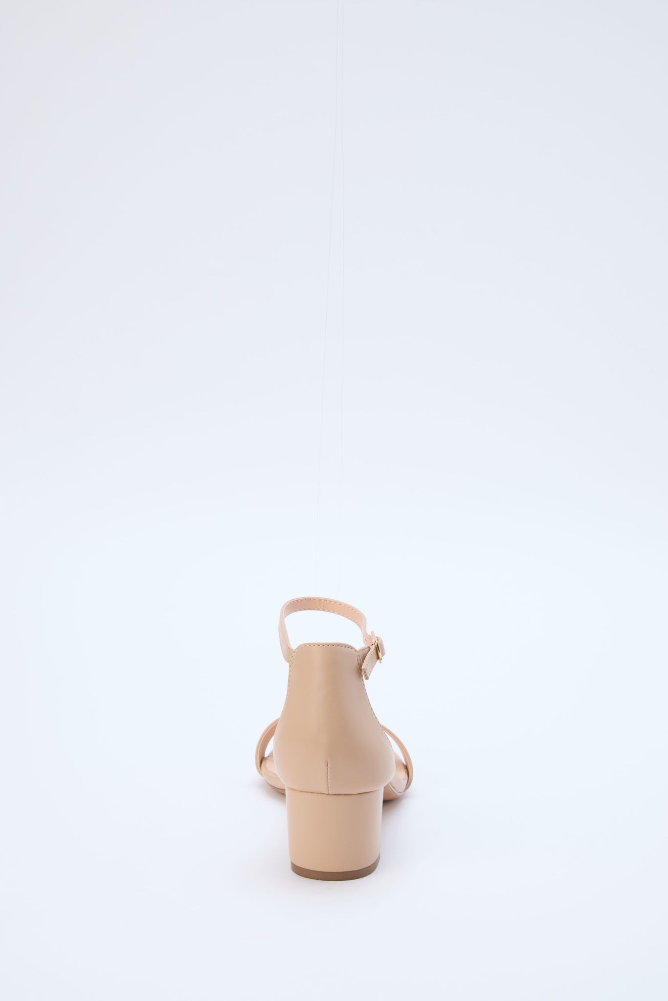 Women's nude block heel.